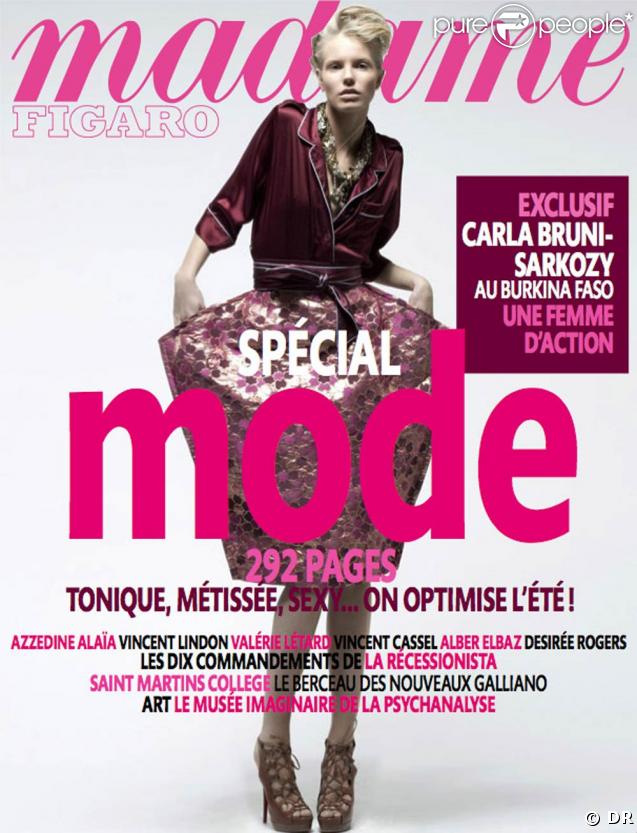 Carla Bruni se confie dans Madame Figaro