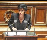 Rachida Dati au Sénat. 03/03/09