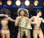 Tina Turner sur scène à Londres le 3 mars 2009 dans le cadre de sa tournée mondiale Tina! 50th Anniversary Tour