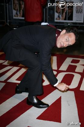 Tom Hanks à Londres pour l'avant-première de La guerre selon Charlie Wilson