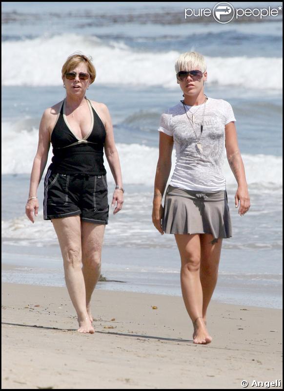 Pink et sa mère 