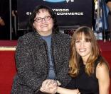 Hilary Swank et sa mère Judy 