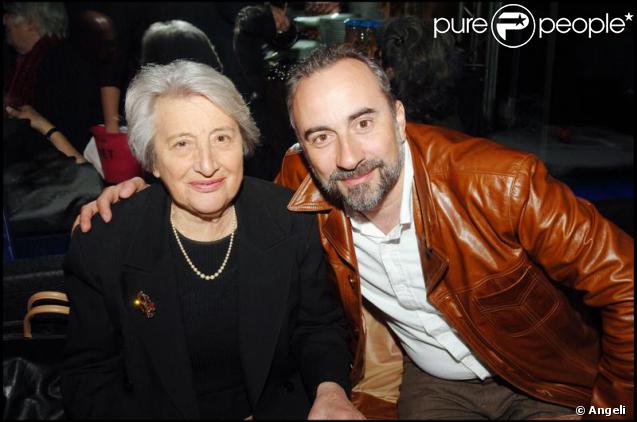 Antoine Dulery et sa mère 