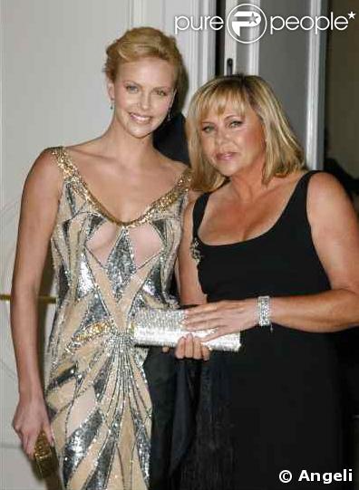 Charlize Theron et sa mère 