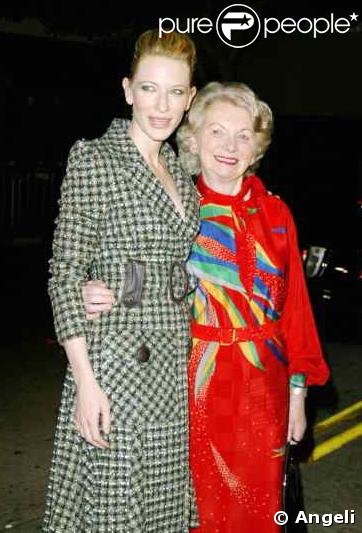 Cate Blanchett et sa mère Bernie Guerin 