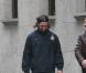 Zlatan Ibrahimovic, le footballeur suédois de l'Inter Milan, sur le tournage de la campagne Nike+ Men vs Women à Milan le 11 février 2009