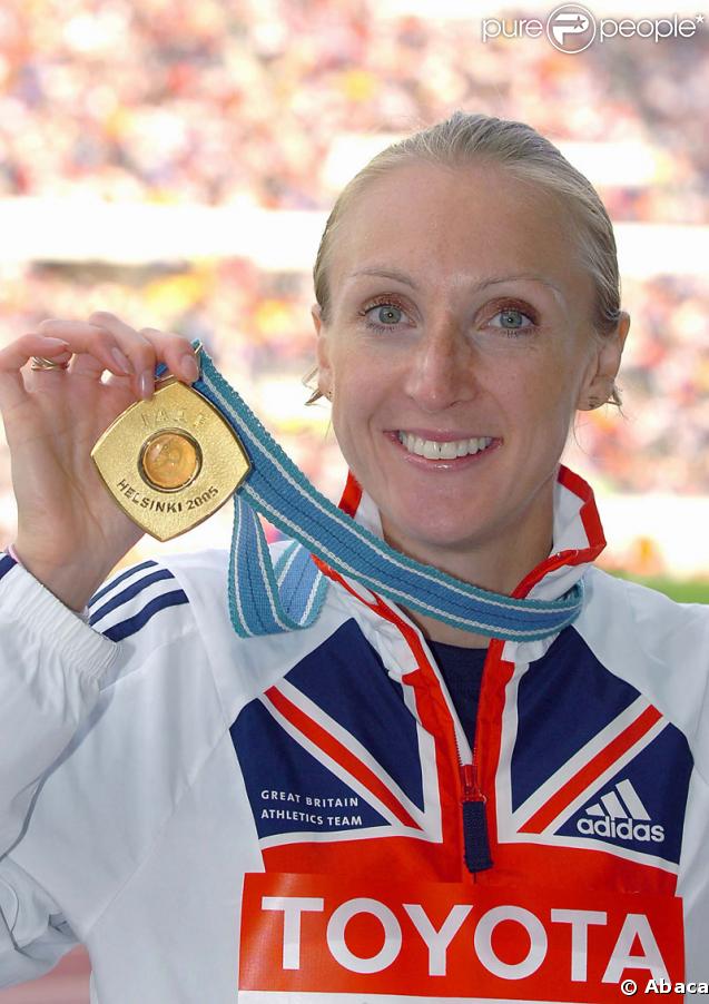 Paula Radcliffe, athlète britannique de longue distance de 35 ans, qui participe au Challenge Nike+ Men vs Women