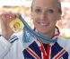 Paula Radcliffe, athlète britannique de longue distance de 35 ans, qui participe au Challenge Nike+ Men vs Women
