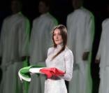 photo originale de Carla Bruni aux JO de Turin