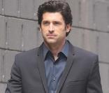 Patrick Dempsey tourne une publicité pour l'Oréal, le 14 mars 2009 à Los Angeles