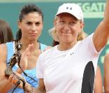 Gabriela Sabatini et Martina Navratilova ont prouvé qu'elles étaient toujours au top lors d'un match de charité