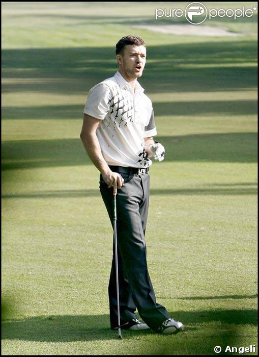 Justin Timberlake passioné de golf 