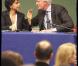 Rachida Dati et Michel Barnier en plein meeting pour les Européennes. 19/03/09