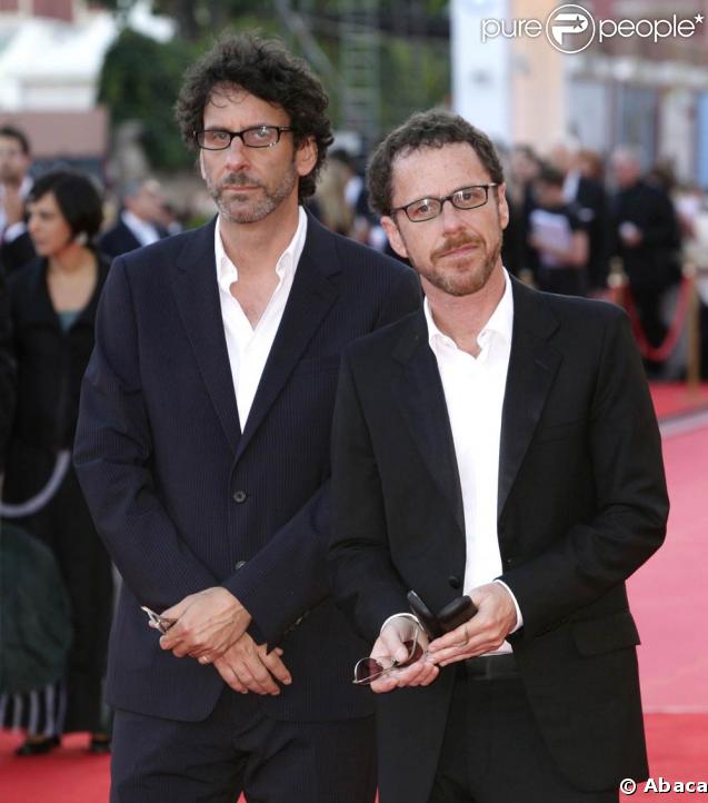 Joel et Ethan Coen... lors de la 65e Mostra de Venise, le 27 août 2008.