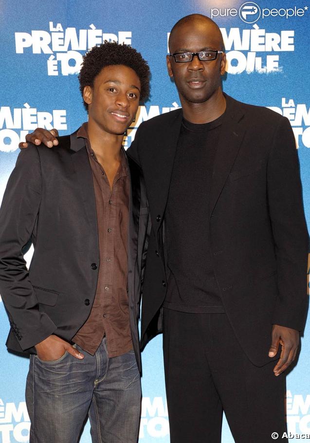 Jimmy Woha-Woha et Lilian Thuram, à l'avant-première de 