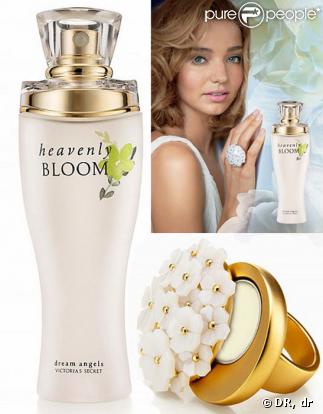 Campagne de pub du parfum Heavenly Bloom de Victoria's Secret