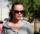 La petite Christina Ricci et son grand fiancé