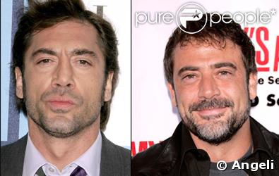 Javier Bardem et Jeffrey Dean Morgan, la ressemblance est saisissante non ?