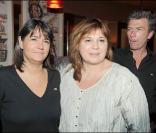 Valérie Expert, Michèle Bernier et Philippe Caroit ont apprécié le talent du chef. 