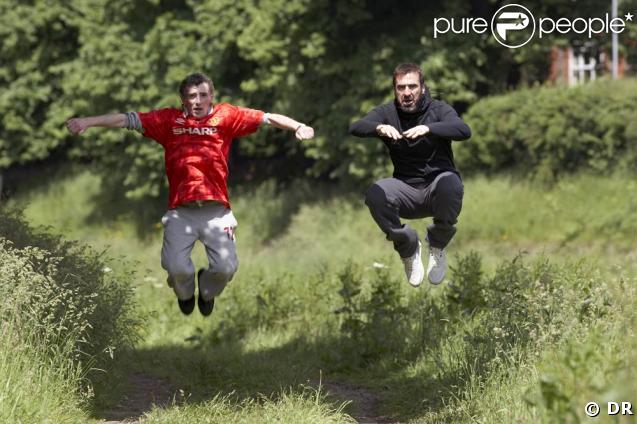 Steve Evets et Eric Cantona