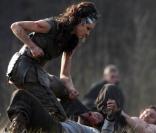 Olga Kurylenko, sur le tournage de Centurion, le 22 mars 2009 !