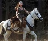 Olga Kurylenko, sur le tournage de Centurion, le 22 mars 2009 !