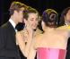 Charlotte Casiraghi et Juliette Maillot, sous le regard de Stéphane Bern, lors du 55e Bal de la Rose, qui s'est tenu le 28 mars 2009, dans la principauté de Monaco !