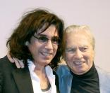 Maurice Jarre avec son fils aîné le musicien Jean-Michel Jarre 