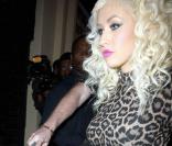 Christina Aguilera à l'anniversaire de Perez Hilton