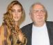 Vahina Giocante et Claude Chabrol, le 2 avril 2009, lors de la première édition du Festival du Film Policier de Beaune.