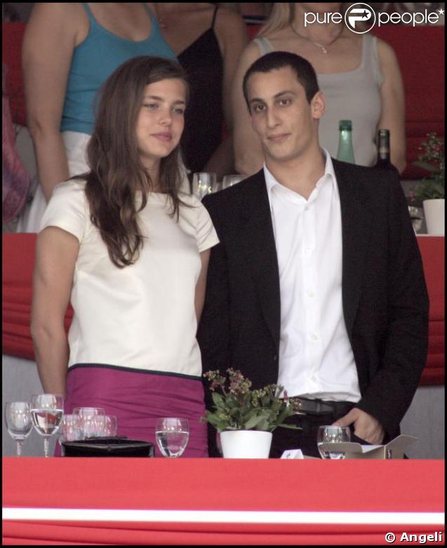Charlotte Casiraghi et son boyfriend Alex Dellal au Jumping International de Monaco. 2008 