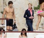 Ashton Kutcher et Katherine Heigl, sur le tournage de 