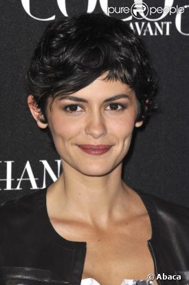 Audrey Tautou (Toutou), lors de l'avant-première parisienne de Coco avant Chanel, qui s'est tenue hier soir au Gaumont Marignan, sur les Champs-Elysée.