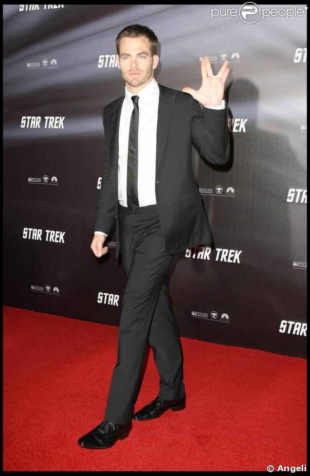 Chris Pine, lors de l'avant-première mondiale de 