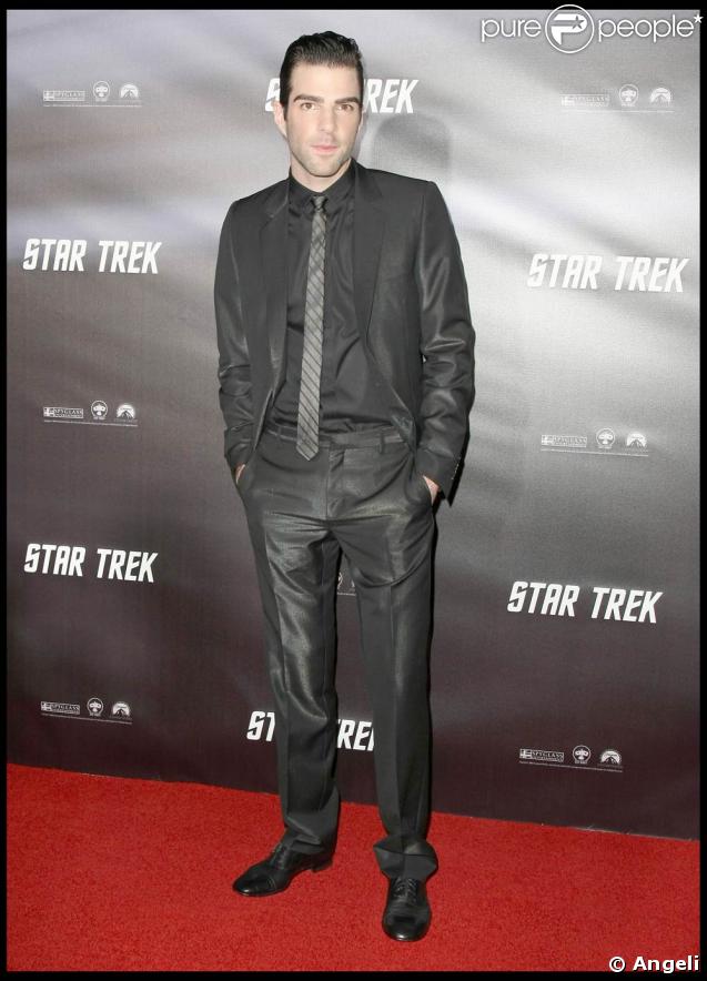 Zachary Quinto, lors de l'avant-première mondiale de 