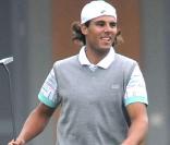 Rafael Nadal fait le vide en jouant au golf à Majorque, lors des vacances de Pâques