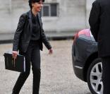 Rachida Dati à la sortie du conseil des ministres. 08/04/09