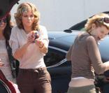 AnnaLynne McCord en pleine bataille d'eau sur le tournage de 90210 