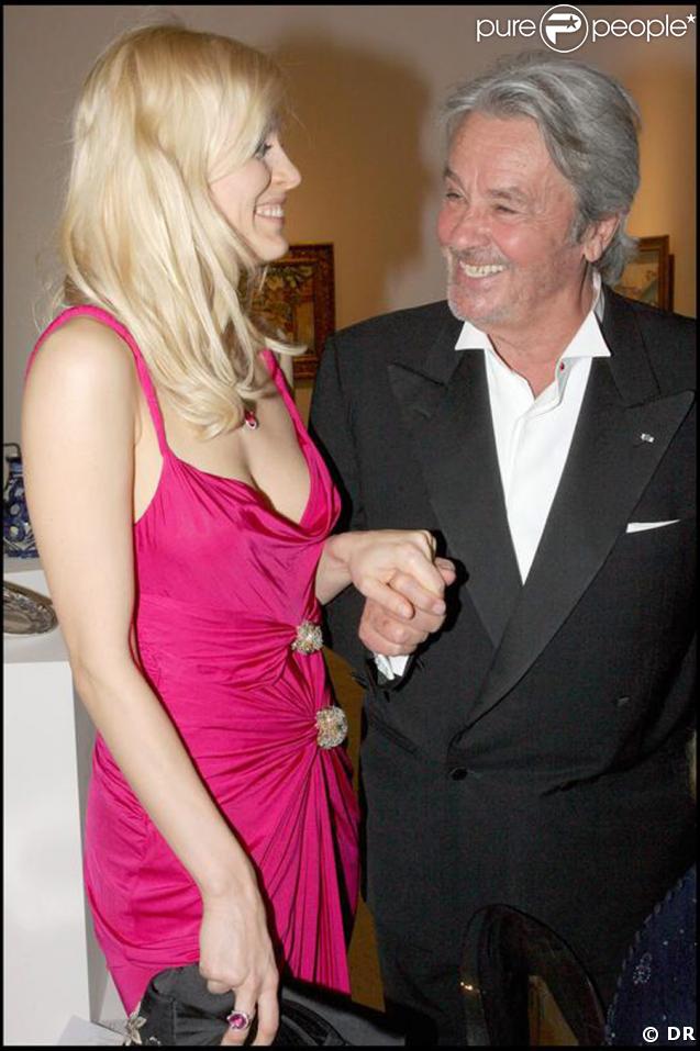 Alain Delon et Anna Sherbinina