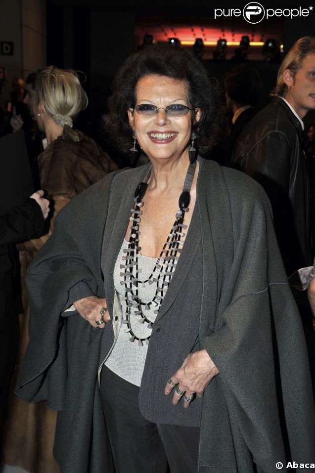 La comédienne Claudia Cardinale 