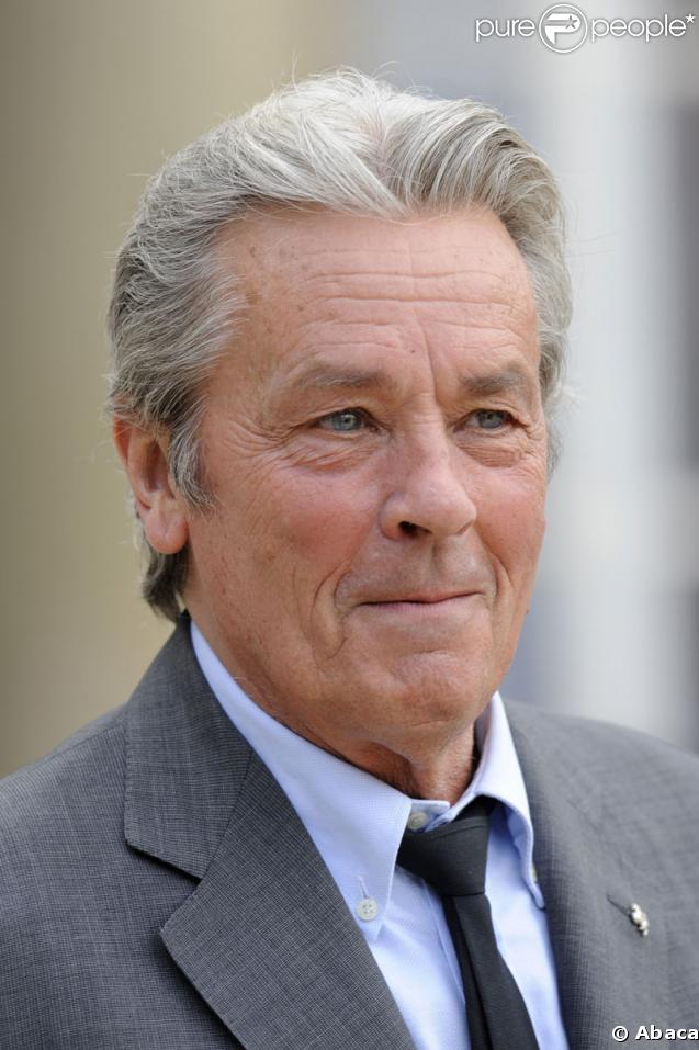Le comédien français Alain delon 