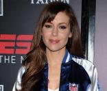 Alyssa Milano, lors du dernier Super Bowl en Floride ! 