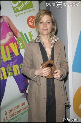 Marina Foïs lors de l'inauguration du nouvel espace pour les 5-12 ans à la Cité des Sciences, à la Villette