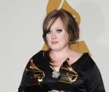 Adele, la chanteuse soul made in GB, aux Grammy Awards   