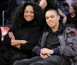 Evan Ross et sa mère la chanteuse Diana Ross