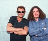 Yvan Cassar et Johnny Hallyday 