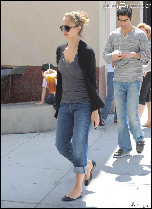 Jessica Alba en famille