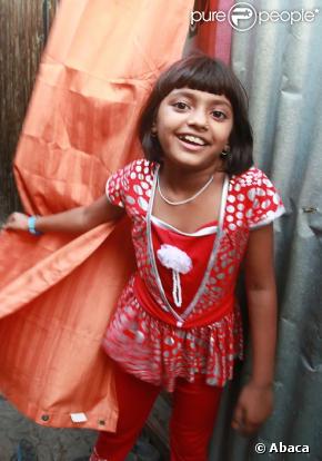 Rubina Ali, héroïne de Slumdog Millionaire en mars 2009   