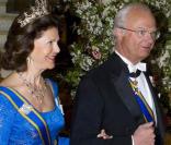 Silvia et Carl XVI Gustav de Suède 