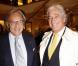 Jean-Loup Dabadie et Diego della Valle à la soirée Tod"s donnée le 28 avril 2009, rue du Faubourg St Honoré.